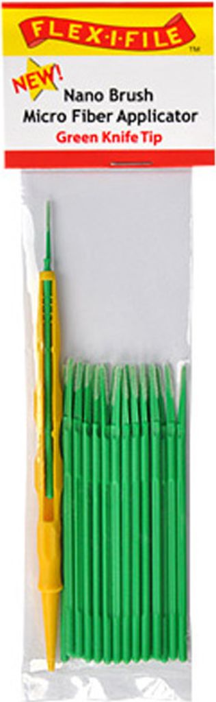 Krick Nano Brush - Nano Pinsel Messer Spitze grün mit Griff