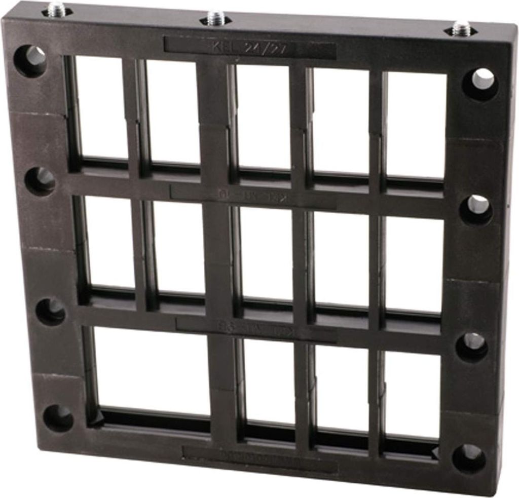 icotek Kabeleinführungsleiste KEL24/27 mit zwei Mittelteilen für Kabeltüllen 26x klein / 1x groß Montageausschnitt