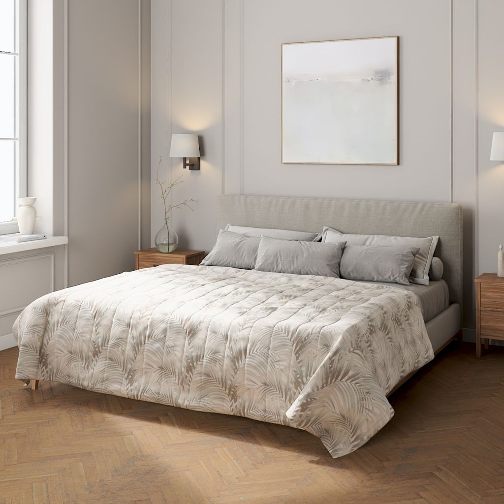 Tagesdecke mit Streifen-Steppung