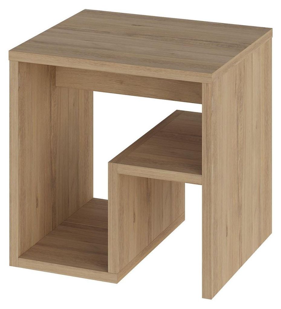 Beistelltisch aus Holz "Bon" 40 x 35 x 40 cm - Eiche Saphir