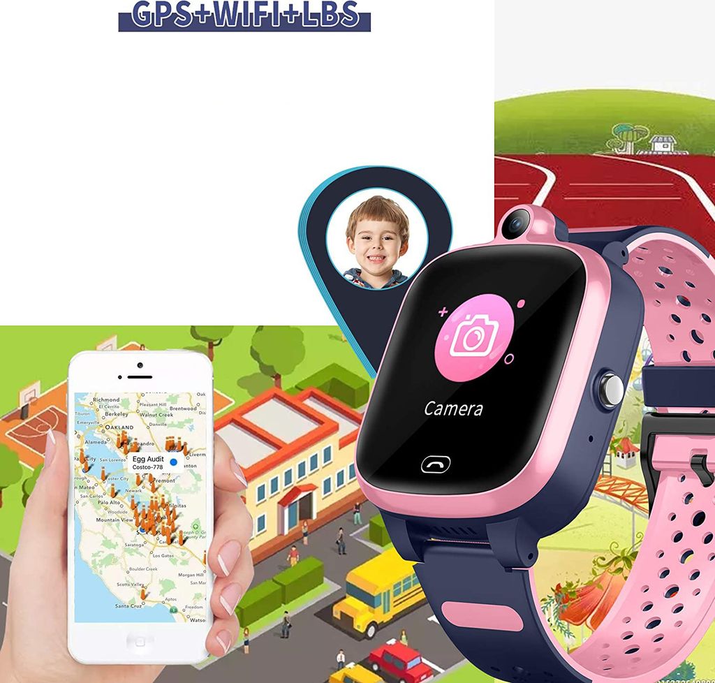 Kinder Smartwatch 4G,GPSTrackerUhr mit Kaufland.de