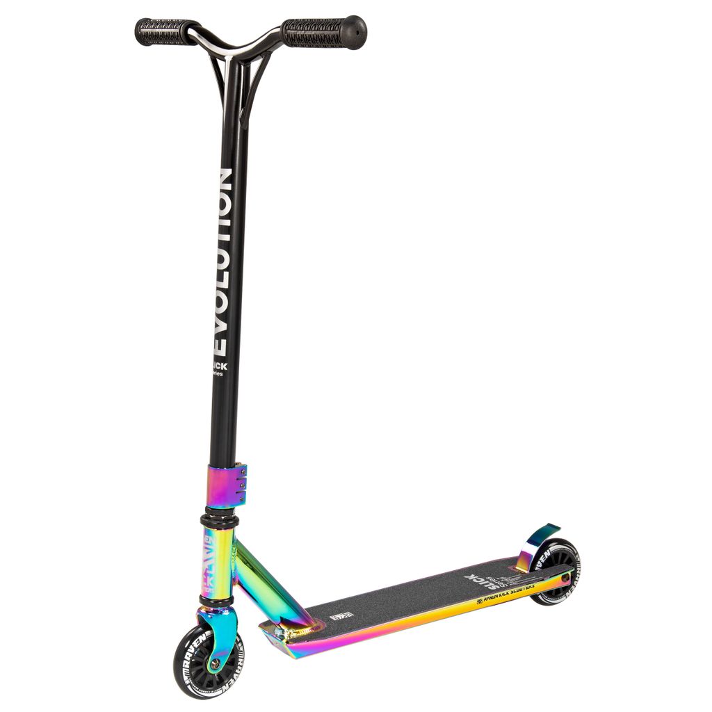Raven Evolution Slick Scooter Stuntscooter Neo Chrome 100mm