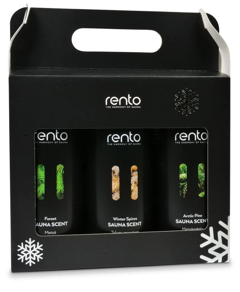 Rento Geschenk Set 3x Saunaduft á 400ml (Limited Edition) Produktbild 