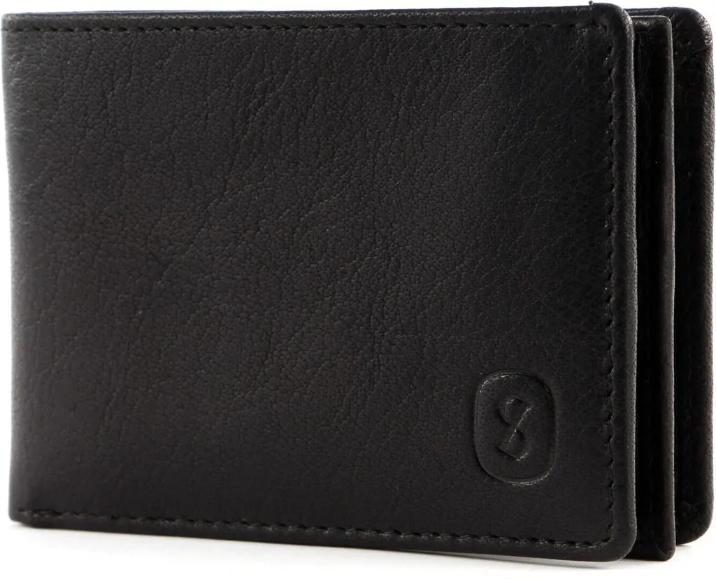 SADDLER Molde Wallet Black - Portafoglio Professionale Slim Pelle