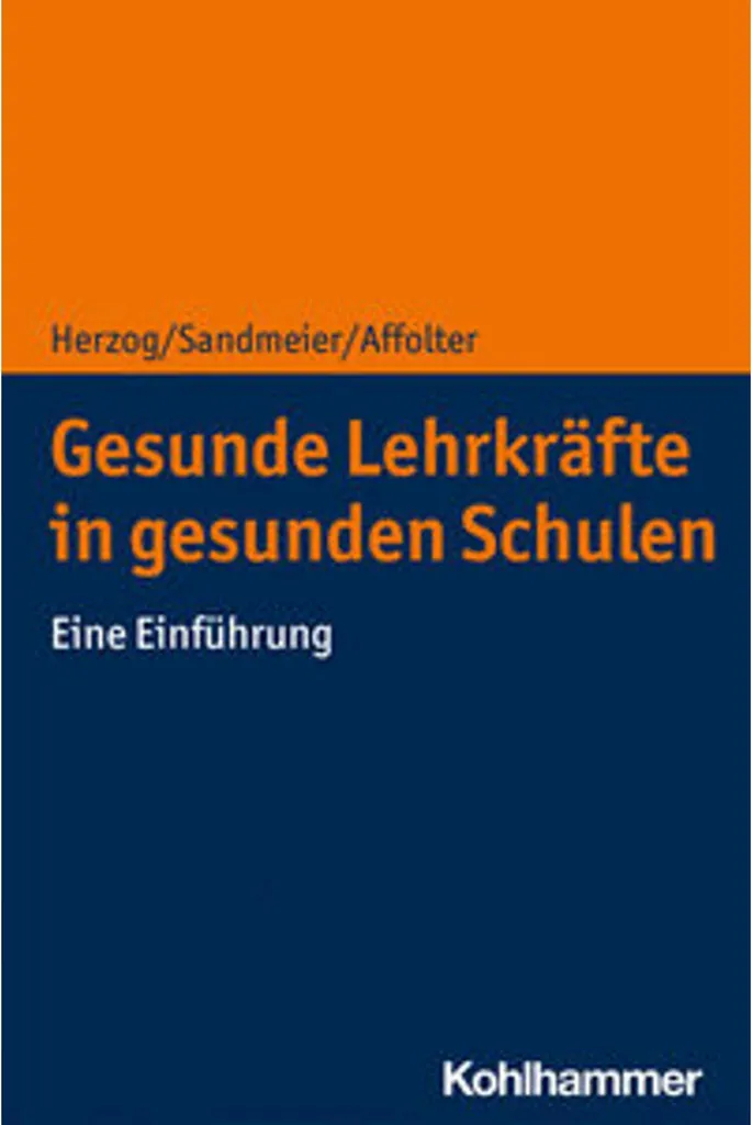 Livre Gesunde Lehrkräfte pour réduire le burn-out des enseignants