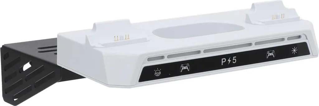 Support mural gaming avec LED RGB et chargeur manettes universel pro