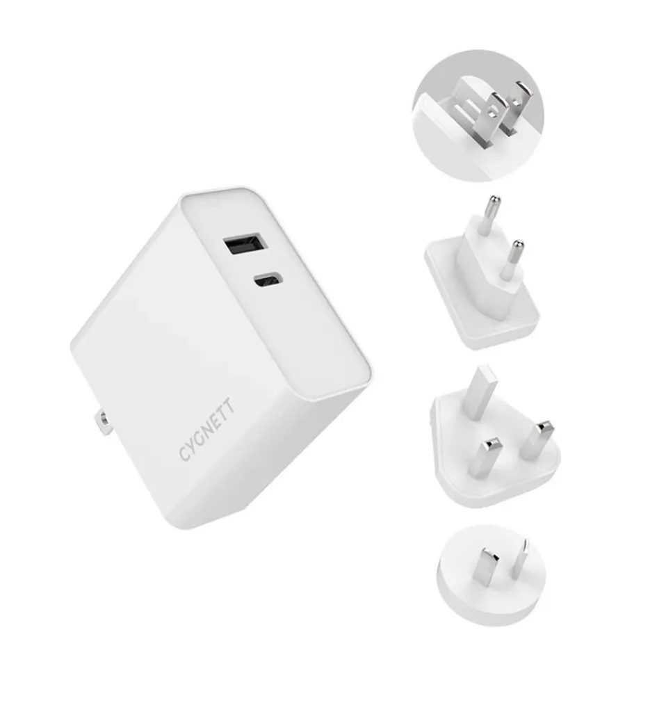 Cygnett PowerPlus Chargeur Rapide Blanc Multi-Appareils Haute Qualité - 2