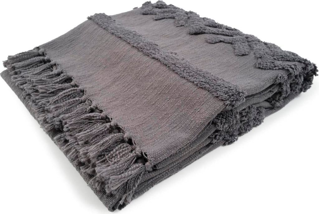 Plaid ADARA anthrazit Produktbild 
