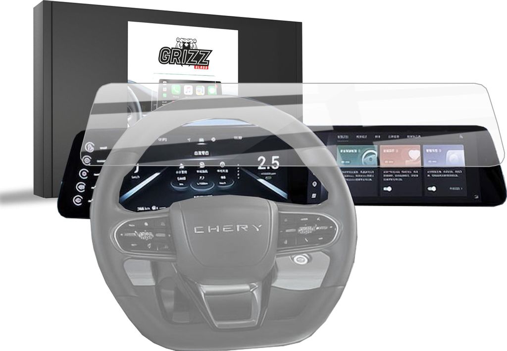 Keramische Autodisplayfolie für Chery Tiggo 7 24,6" (2025), Grizz Protector