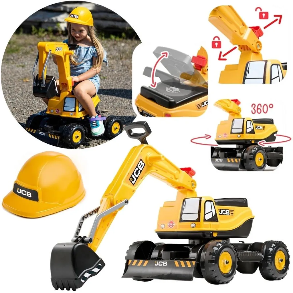FALK JCB DIGGER Excavator pelleteuse pivotante avec godet mobile 3 ans