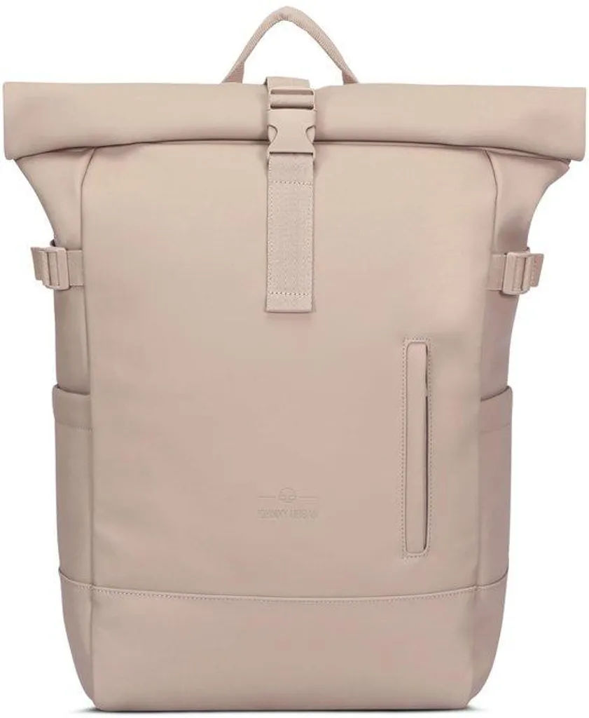 Sac à dos ordinateur pour voyage et vélotaf beige imperméable 21L
