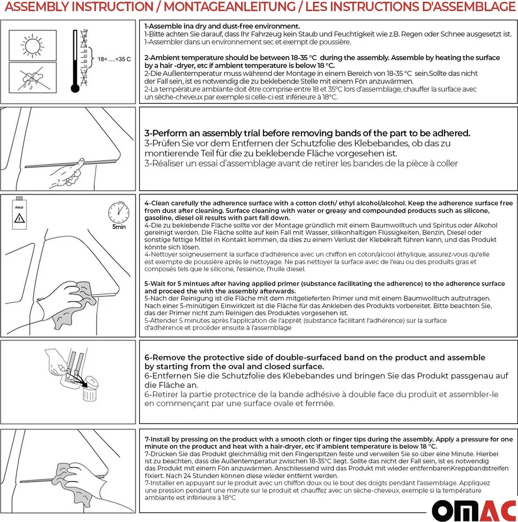 Kit 6 Modanature Finestra Jeep Renegade 2014-2019 Cromo Inox - 4