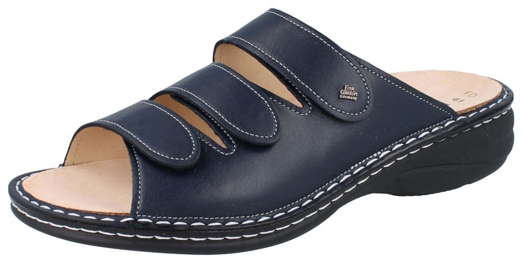 FINN COMFORT Hellas Damen Pantolette blau atlantic Produktbild 