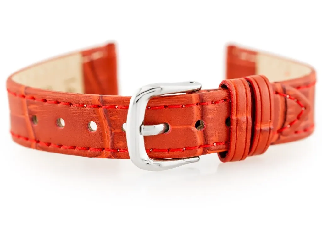 Cinturino W41 16mm Pelle Rossa | Il Trend dell'Anno per il tuo Polso