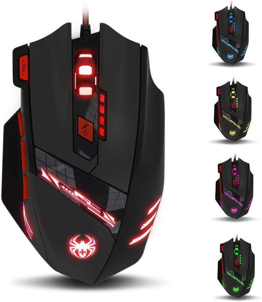 Zelotes T90 Gaming Mouse 9200 DPI 8 Tasten, Multi-Mode-LED, Produktbild 