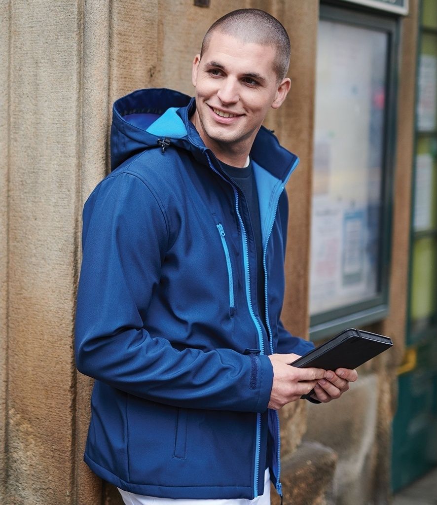 Regatta - "Venturer" Softshelljacke mit Kapuze für Herren Produktbild 