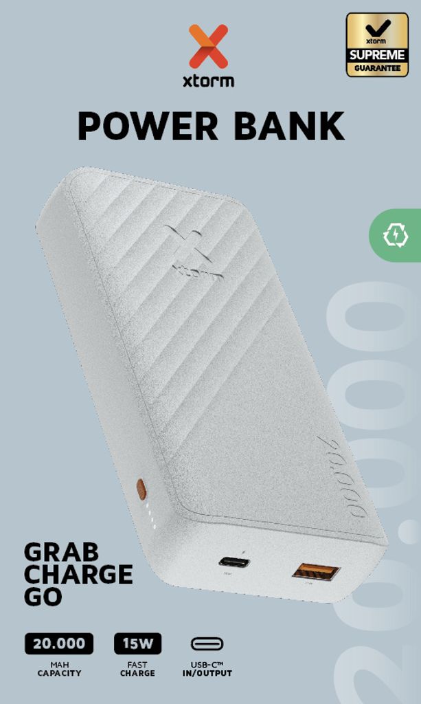 15W Fast Charge Go2 Powerbank 20.000mAh (64137)