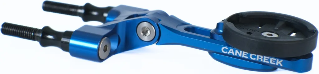 Support GPS Cane Creek Bleu pour Fixer Garmin sur Potence de Vélo