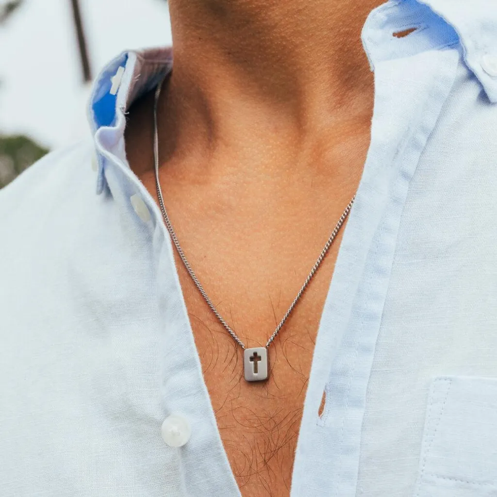 Collier Anti-Allergie Ao Oamn5104Ss en Acier pour Peau Sensible
