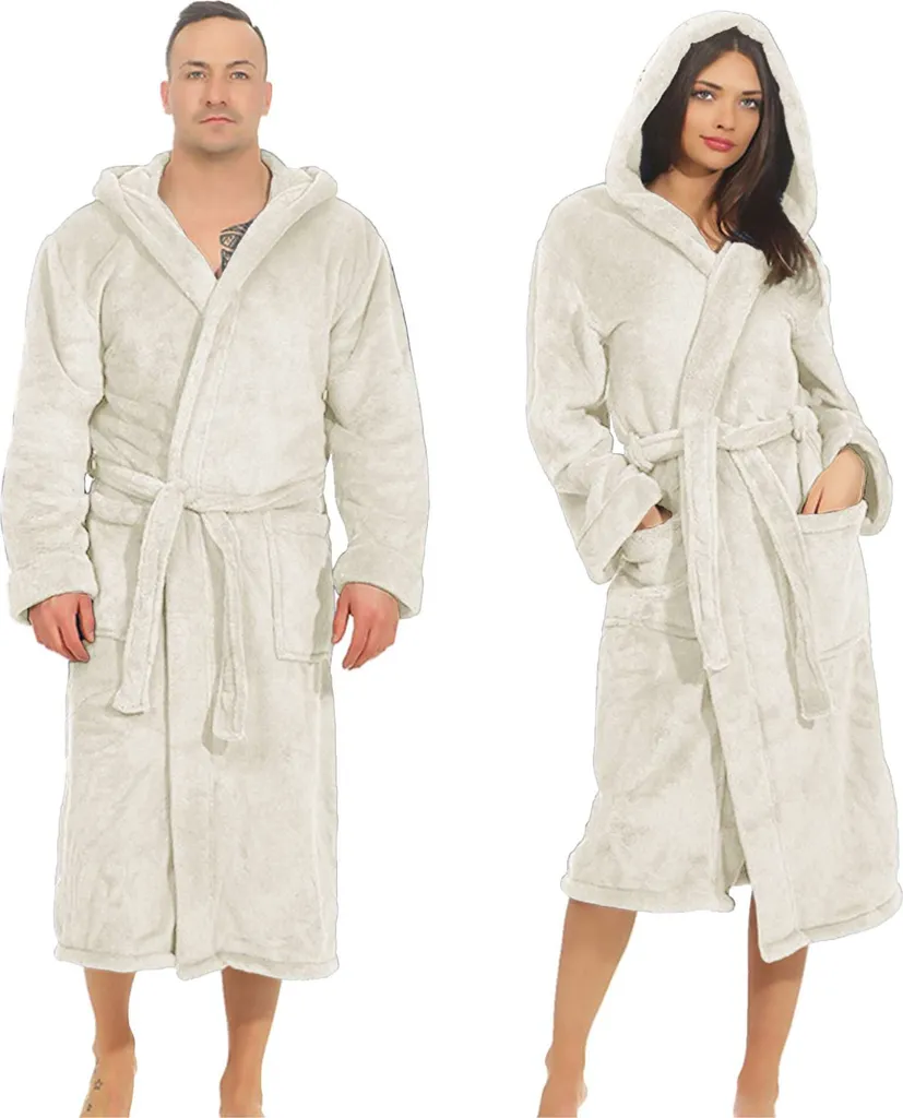 Accappatoio Sauna Unisex ETÉREA® Mustique Pile Soffice Taglia S