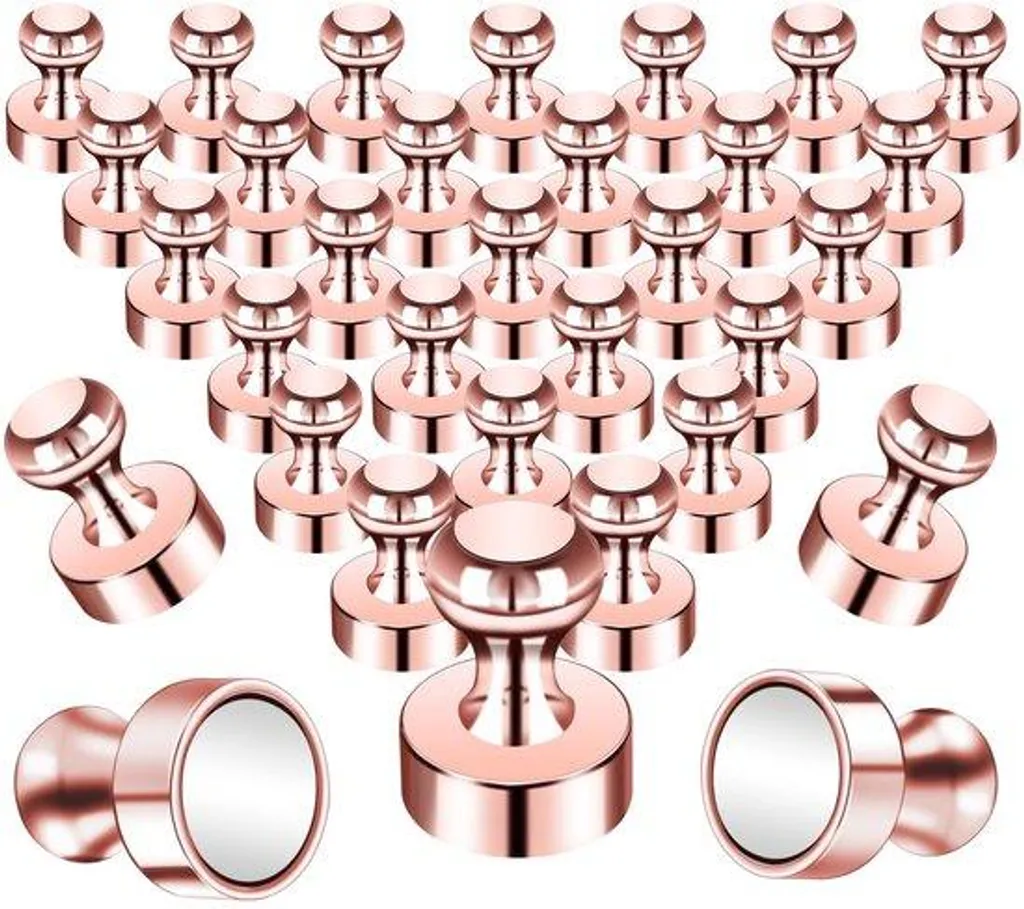 32 Aimants Puissants en Néodyme Roses - Magnets de Fixation Robustes