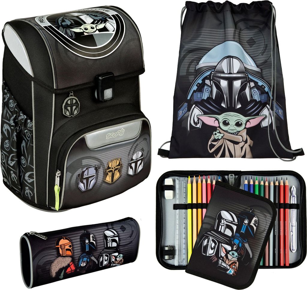 Scooli EasyFit - Schulranzen Set 5tlg. (Star Wars) Produktbild 