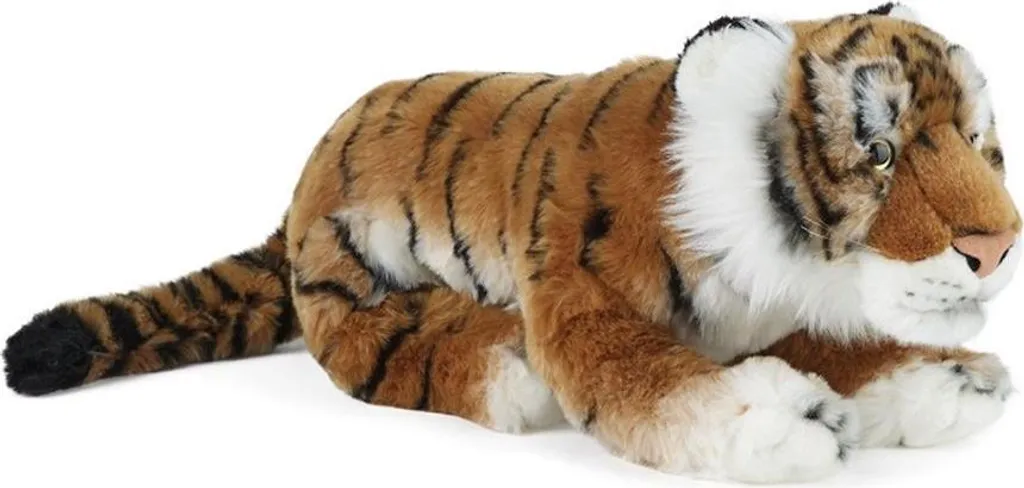 Grande Peluche Tigre en Tissu Ultra Doux avec Rembourrage Écologique