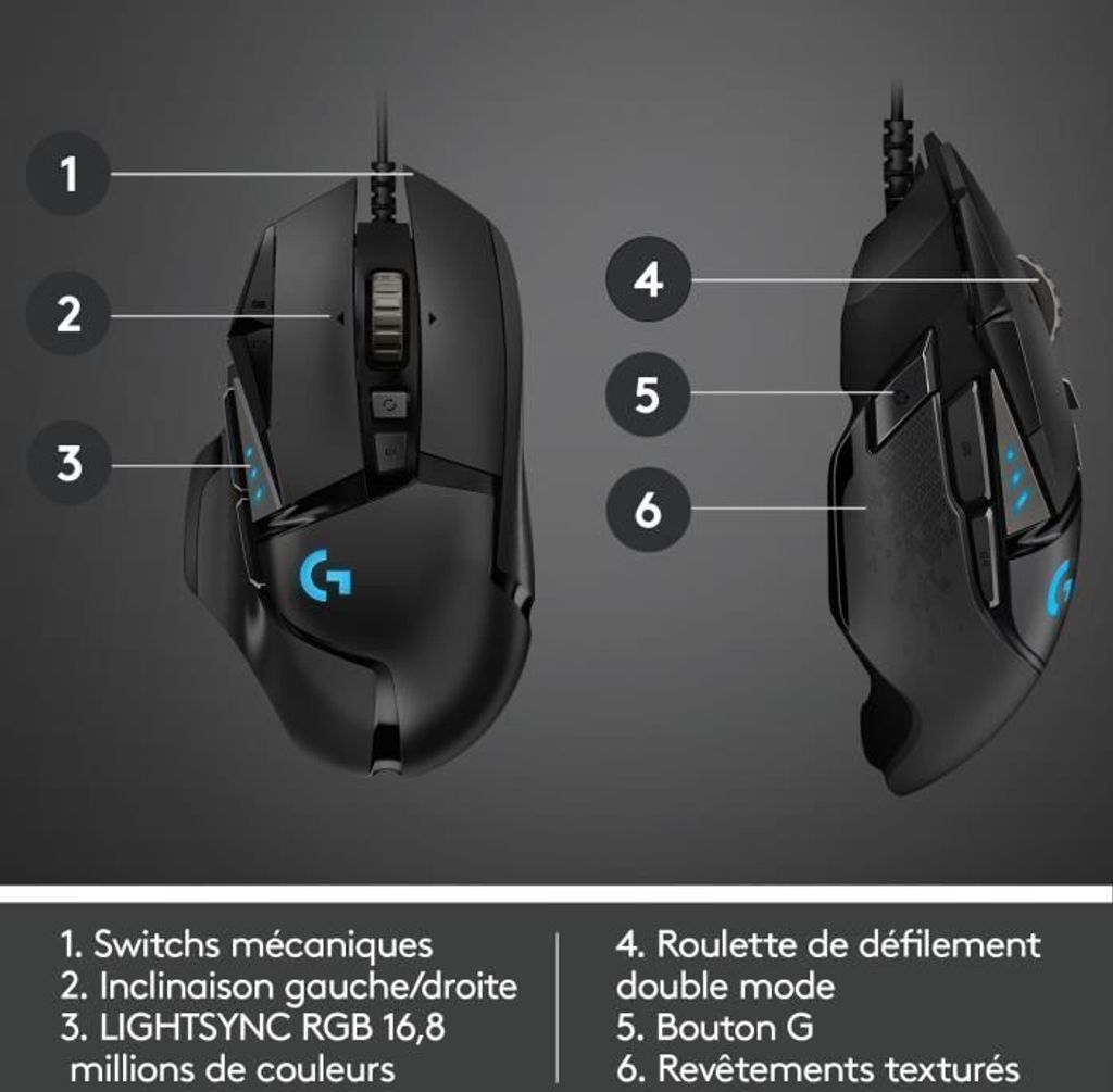 Logitech G502 Hero Obrázok produktu 38