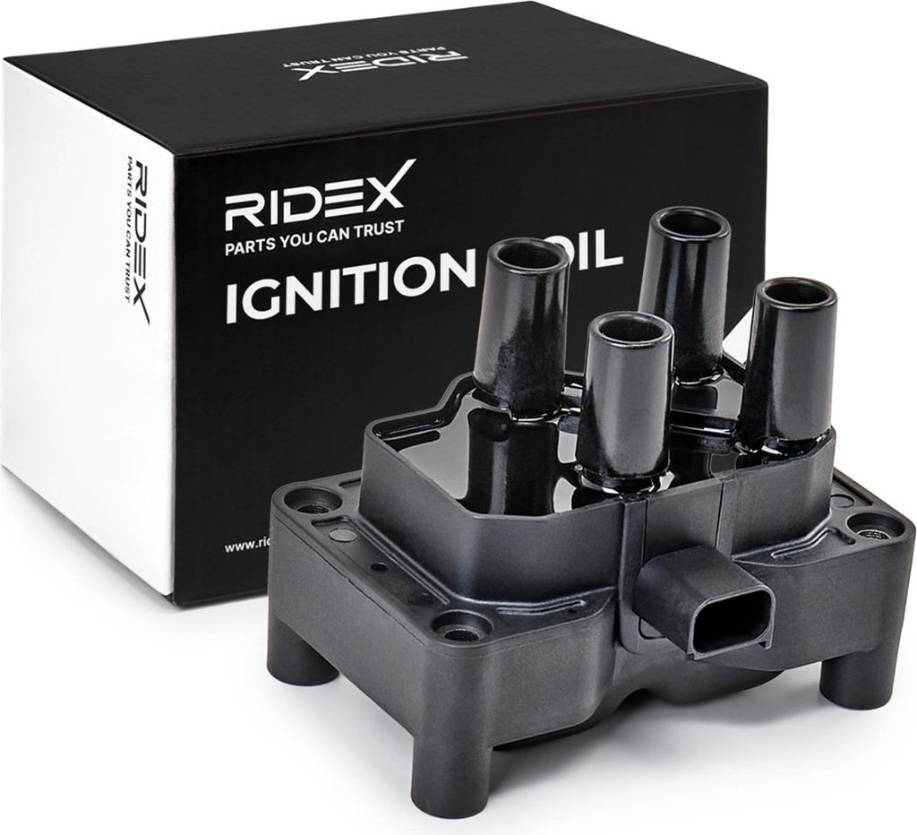RIDEX 689C0022 Zündspule für FORD Fiesta Mk6 Schrägheck (JA8, JR8) FOCUS III Turnier Fiesta Mk5 Schrägheck (JH1, JD1, JH3, JD3) MONDEO IV Turnier