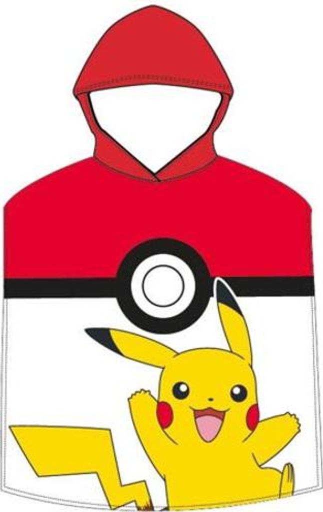 Pokemon Poncho Pokeball 55 x 115 cm - Polyester