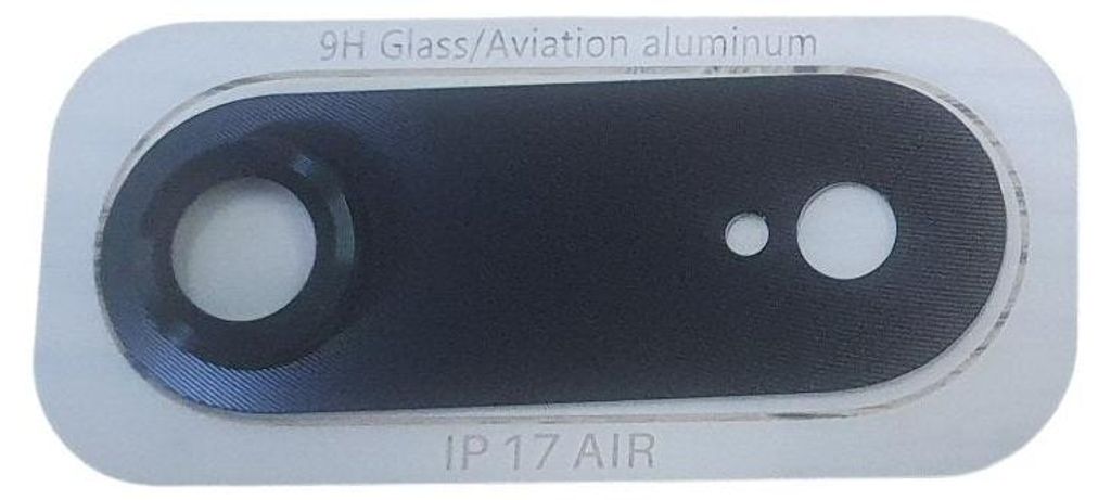 Rückfahrkamera-Glasschutz für iPhone 17 Air Space Schwarz
