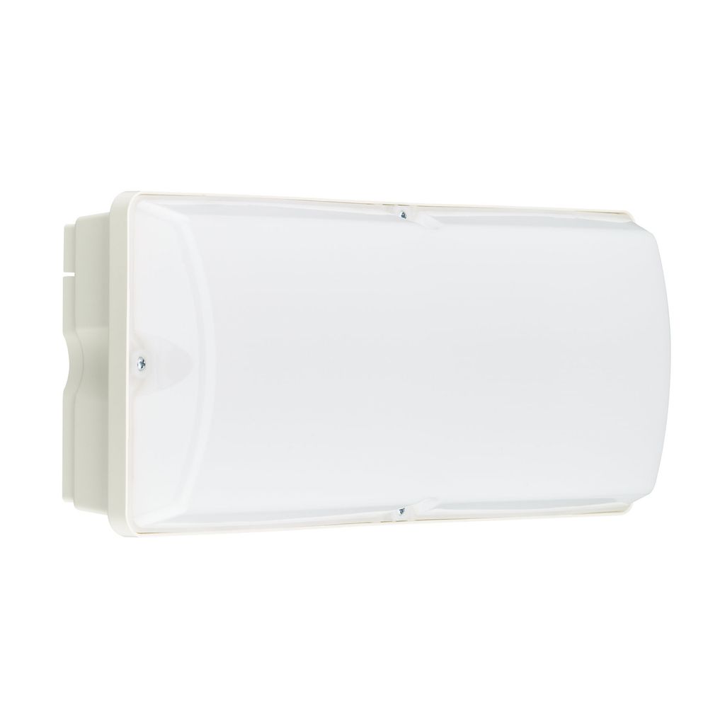 Philips LED-Wand- und Deckenleuchte Ledinaire WL055V Weiß 6W 630lm - 840 Kaltweiß | 374x150mm – IP65