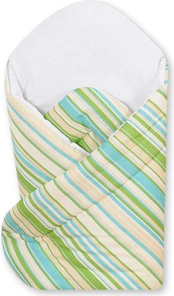 Babynest Basic Green Stripes - Babynest - sicherer und bequemer Schlafkomfort