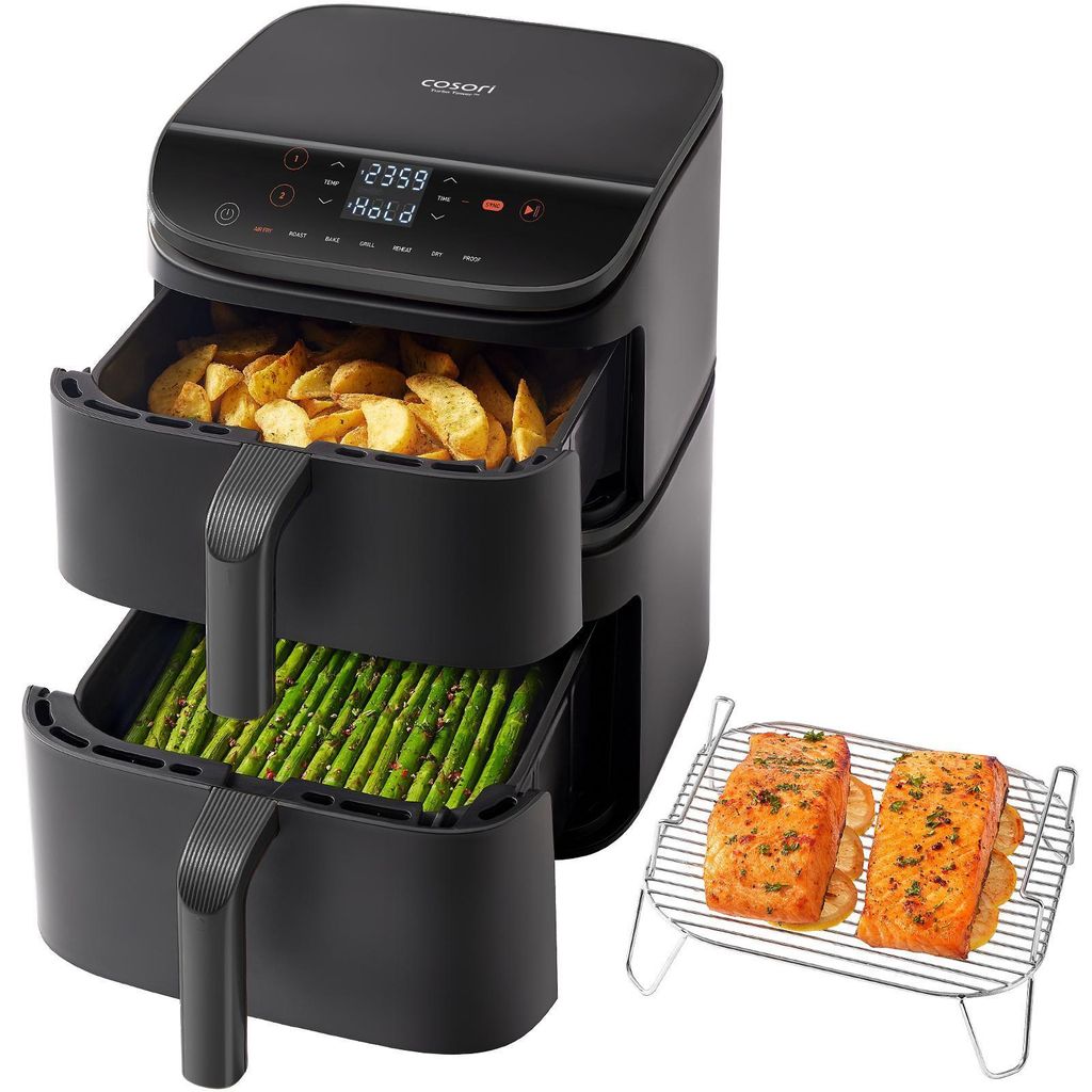 Friteuse à air chaud COSORI Turbo Tower 10,8 L, double Image du produit 