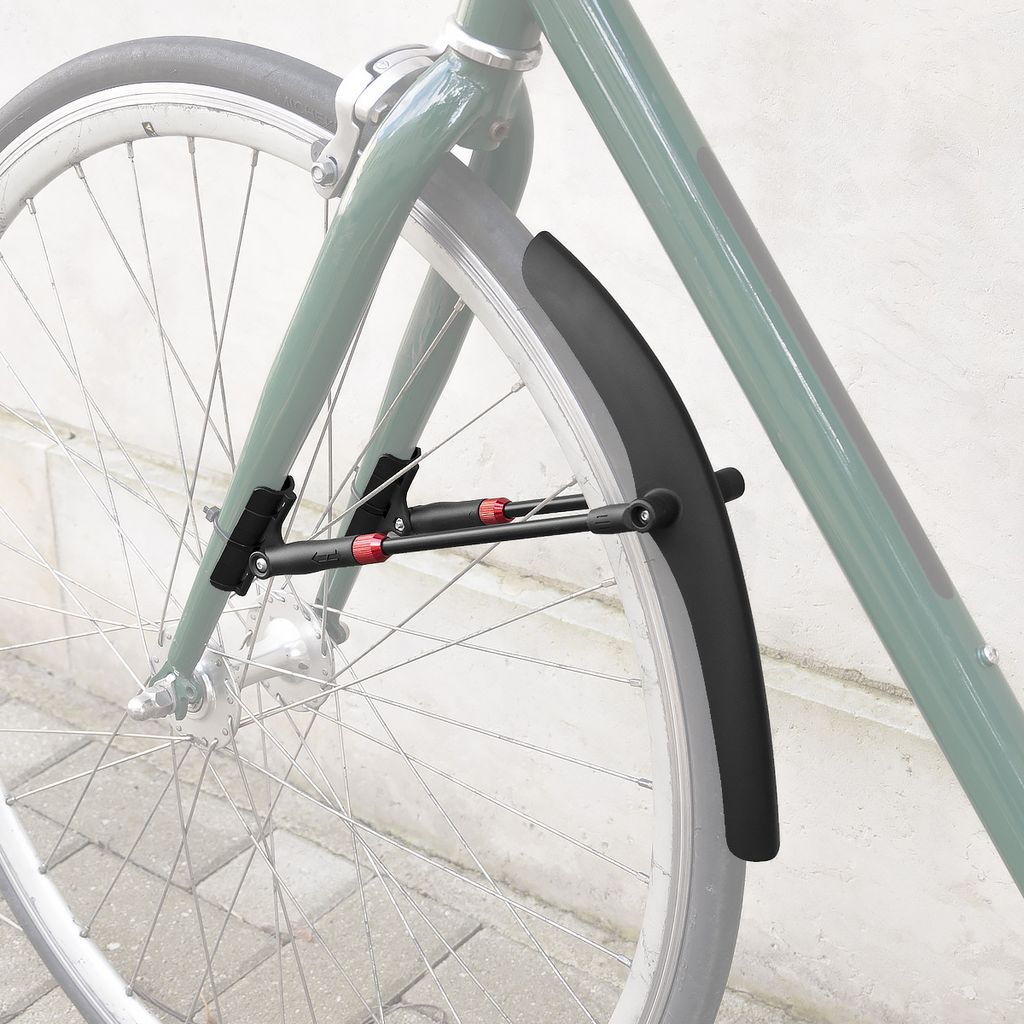 MidGard Fahrrad Schutzblech für Vorne E-Bike für 24-28 Zoll Fahrräder, Rennrad Mudguard mit Kabelbinder