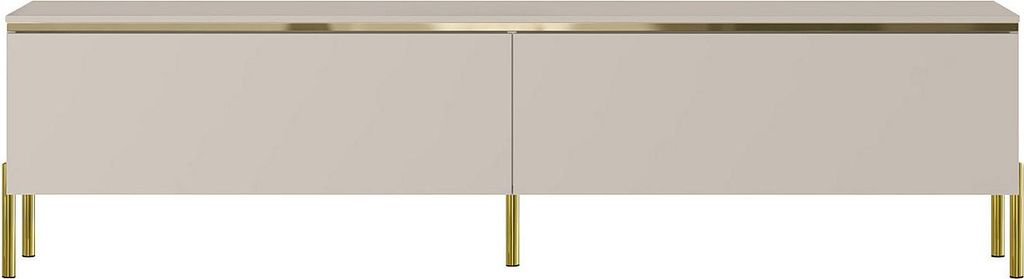 RTV 2-türiger Schrank - Beige und Gold - VUKIA by Pascal Morabito