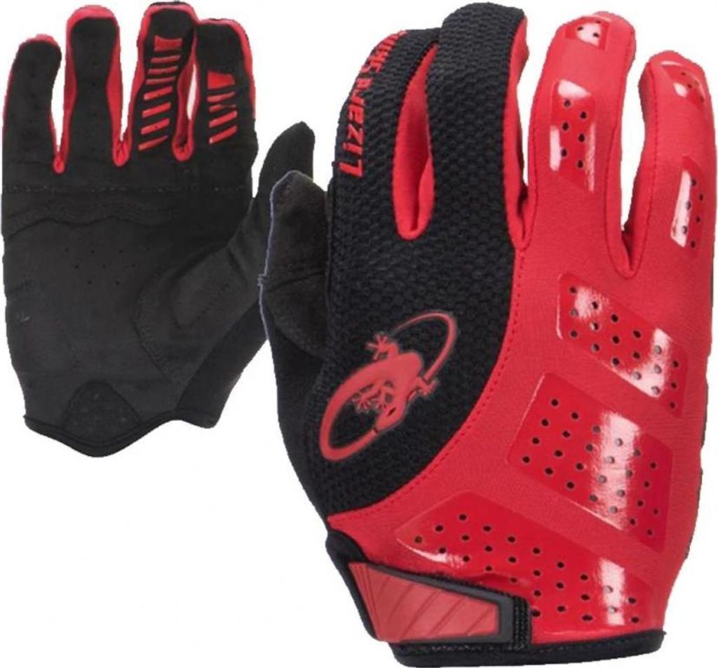 Lizard Skins Monitor SL Gel LF Handschuhe XS Jet Black/Crimson