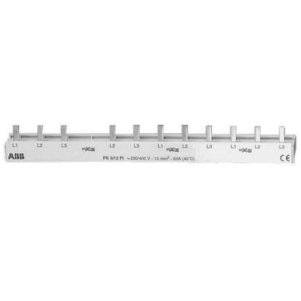 PS3/12FI Phasenschiene 3Ph.,12Pins,10qmm, Germany
