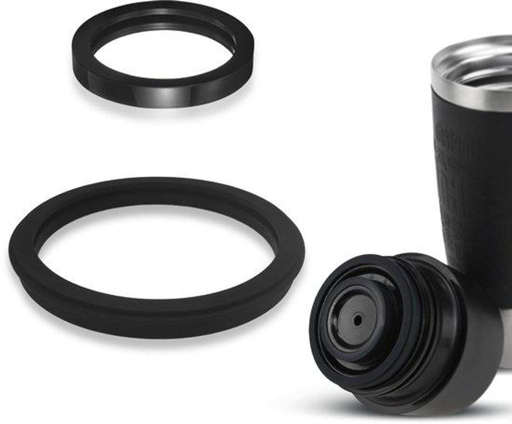 Silikonische Absperrringe - Umweltfreundlich und Recycelbar - Kompatibel mit Emsa Travel Mug Classic/Waves