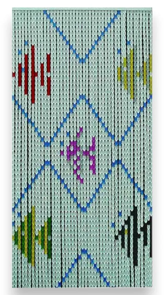 Moustiquaire de terrasse 120x230 cm à poissons pour porte et grande baie