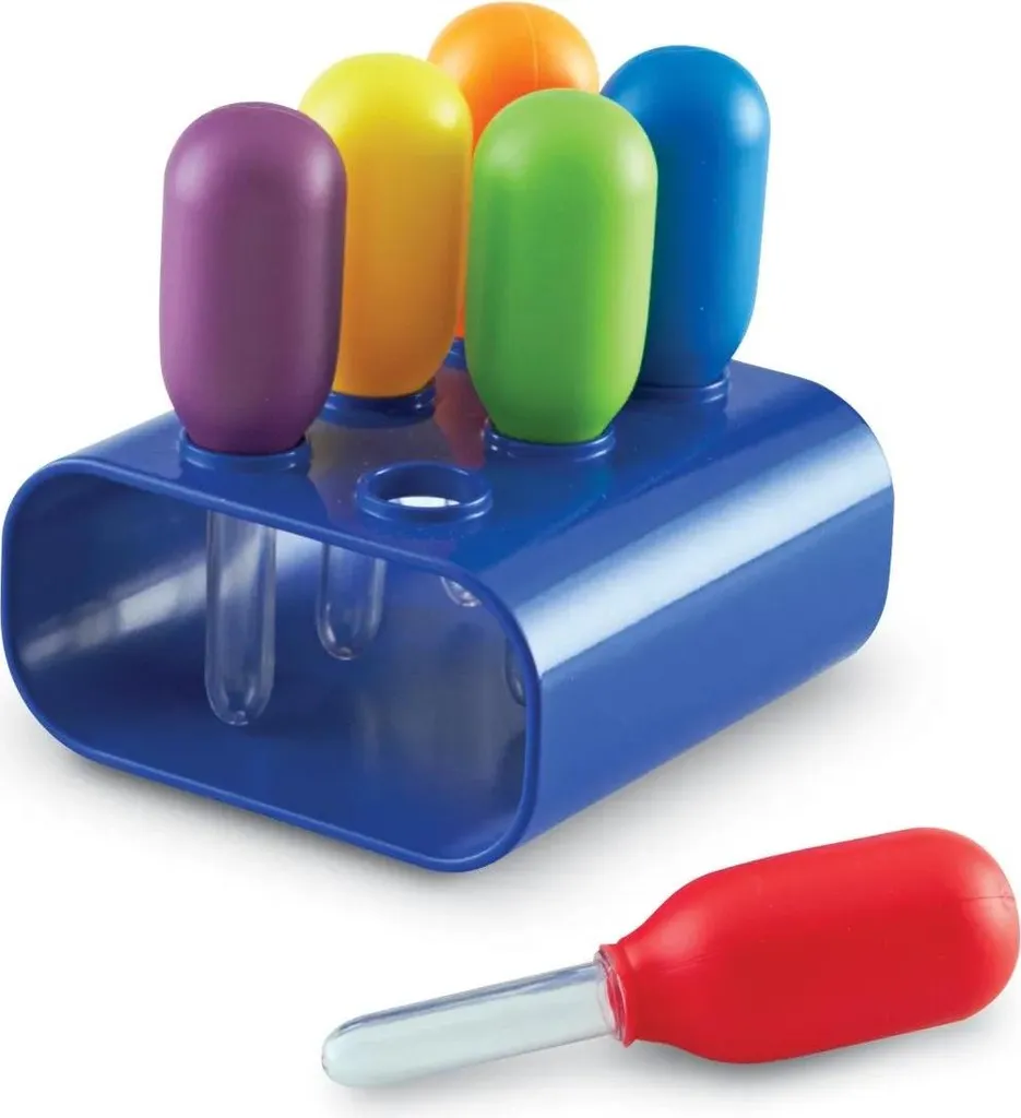 Jeu d'imitation et de transvasement avec grandes pipettes de jeu