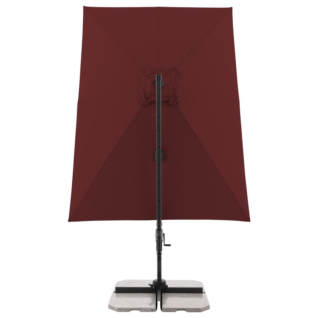 doppler "Doppler Ampelschirm Active Pendel Green Edition 310x210cm bordeaux 833"