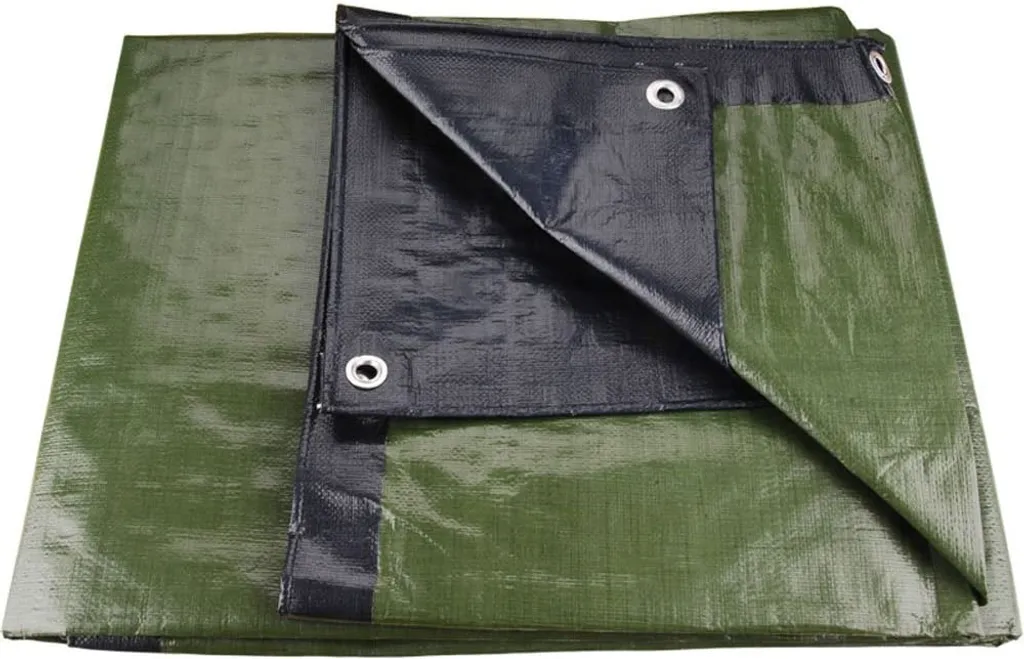 Bâche de protection pour bois et remorque 4x5m solide 200g/m2