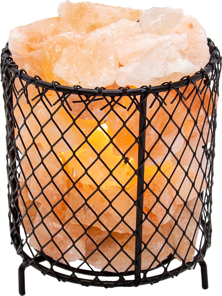 Globo Lighting Tischleuchte Salzkristall, 1x E14