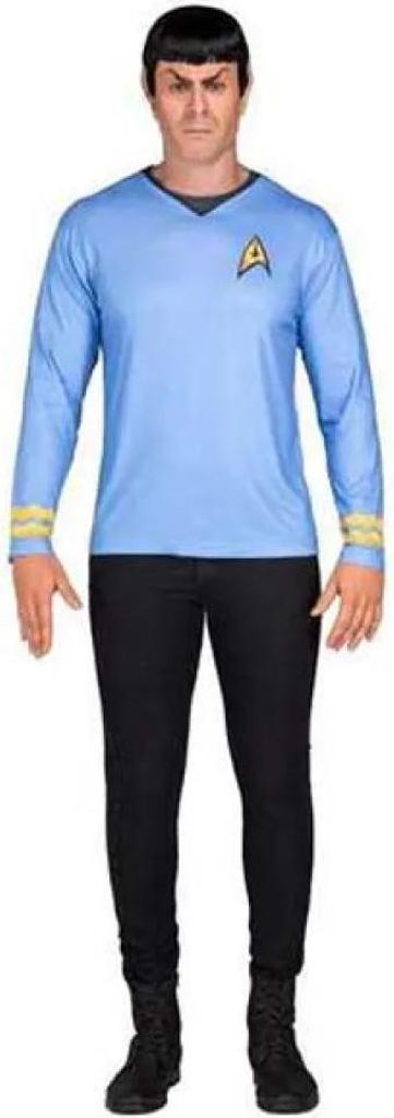 Mom Spock-kostüm Blau S Blau S