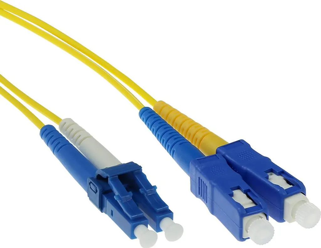 Cavo Patch Fibra ACT 1m OS2 LC-SC Duplex LSZH - Qualità per Professionisti