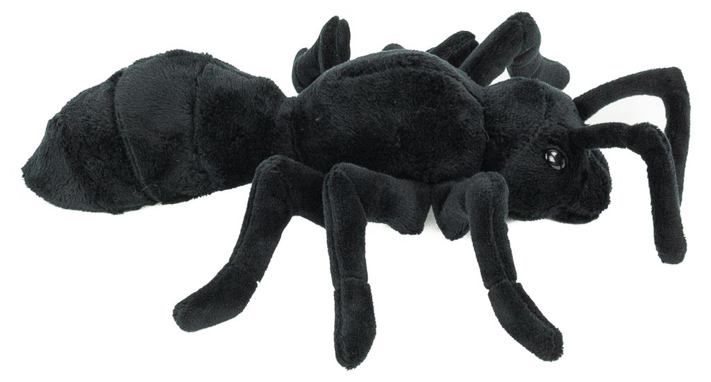 Kuscheltier Ameise schwarz 24 cm Plüschameise Produktbild 