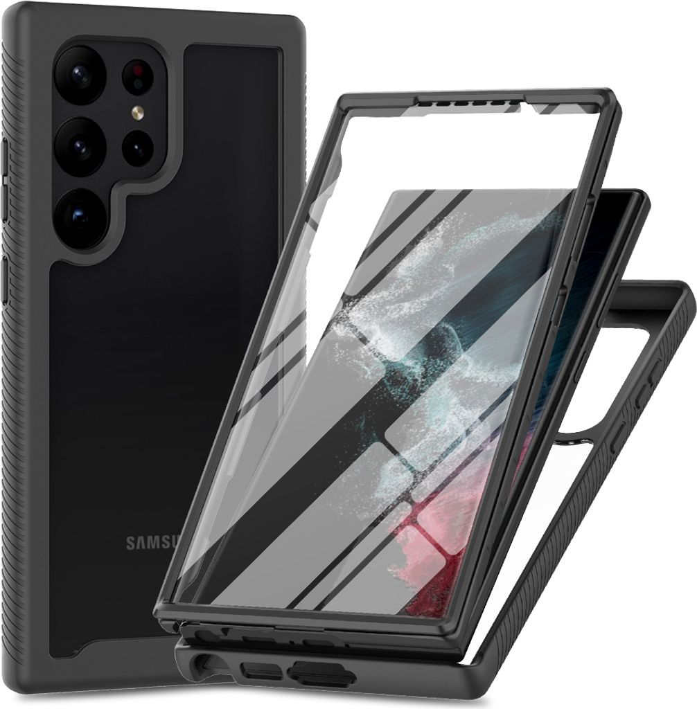 Galaxy S23 Ultra Hülle, TPU Bumper mit Eingebautem Produktbild 
