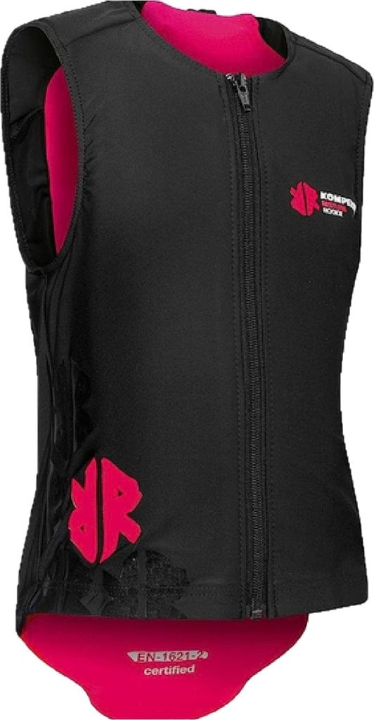 Komperdell Pro Vest ECO Junior Kinder Rückenprotektor Alpin schwarz-pink NEU 152