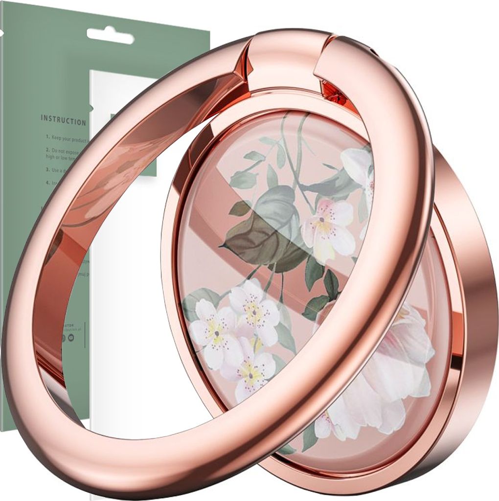Tech-Protect Magnetický Prsten Na Telefon Flower Rose Obrázek produktu 